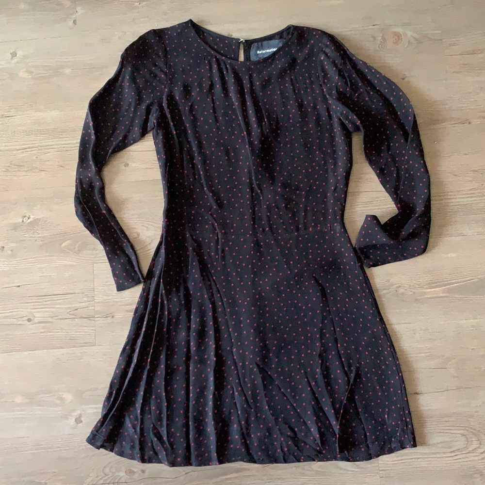 Reformation long sleeve dress size 6 perfect!